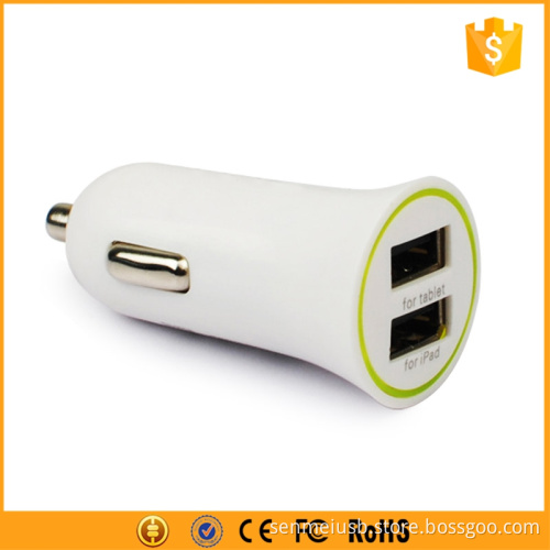 Dual Port USB Car Charger for Car